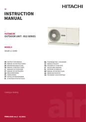 Hitachi YUTAKI M RASM-3VRE Manual De Instrucciones