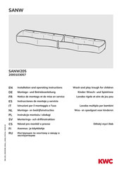 KWC SANW205 Instrucciones De Montaje Y Servicio