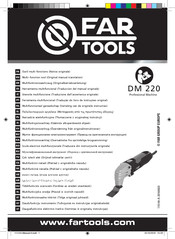 Far Tools DM 220 Traducción Del Manual De Funcionamiento Original