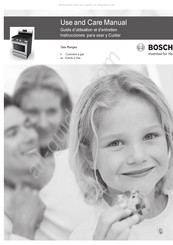 Bosch HGS5053UC Instrucciones Para Usar Y Cuidar