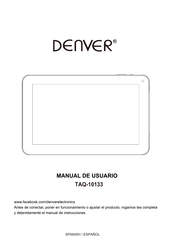 Denver TAQ-10133 Manual De Usuario