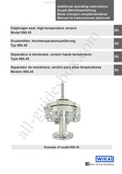 WIKA 990.45 Manual De Instrucciones Adicionales