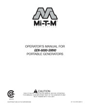 Mi-T-M GEN-6000-SMH0 Manual Del Usuario