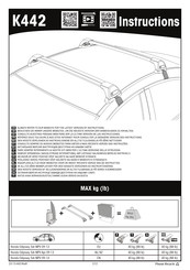 Yakima K442 Instrucciones De Montaje