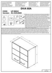 Forma Ideale DIVA 60A Instrucciones De Montaje