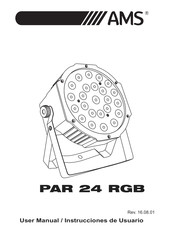 AMS PAR 24 RGB Manual Del Usuario