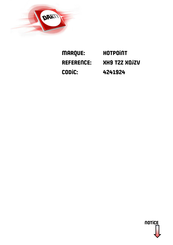 Hotpoint Ariston XH8 Serie Manual De Instrucciones