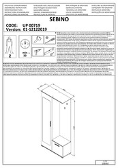 Forma Ideale SEBINO UP 00719 Instrucciones De Montaje