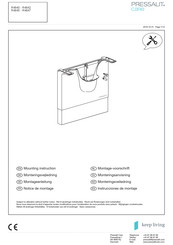 Pressalit Care MATRIX R4840 Instrucciones De Montaje