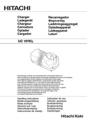 Hitachi Koki UC 18YKL Instrucciones De Uso