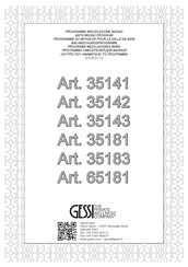 Gessi 35141 Instrucciones De Montaje