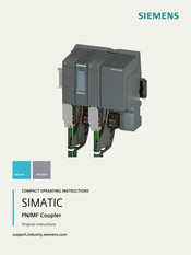 Siemens SIMATIC PN/MF Coupler Manual De Instrucciones