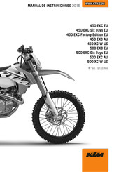 KTM 500 EXC EU 2015 Manual De Instrucciones