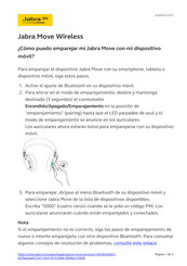 Jabra Move Wireless Guía De Conexión