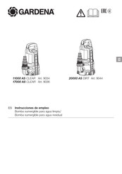 Gardena 17000 AS CLEAR Instrucciones De Empleo