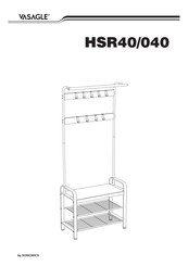 Songmics VASAGLE HSR40 Instrucciones De Montaje