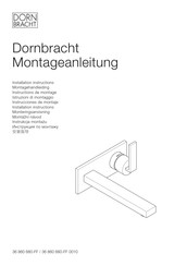 Dornbracht 36 860 680-FF Instrucciones De Montaje