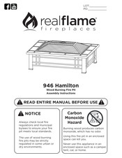 RealFlame Hamilton 946-NST Instrucciones De Armado