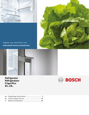 Bosch B11CB81SSS/03 Instrucciones De Uso