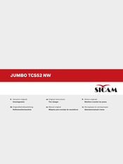 Sicam JUMBO TCS 52 NW Manual Original