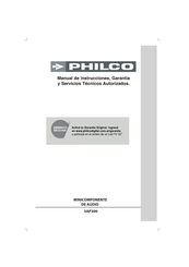 Philco SAP300 Manual De Instrucciones Garantía Y Servicios Técnicos Autorizados