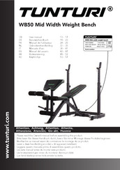 Tunturi WB50 Mid Width Weight Bench Manual Del Usuario