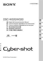 Sony Cyber-shot DSC-W330 Manual De Instrucciones