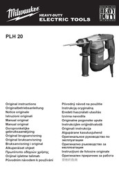 Milwaukee PLH 20 Manual Original