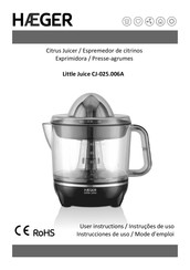 HAEGER Little Juice CJ-025.006A Instrucciones De Uso