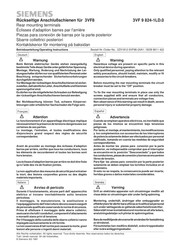 Siemens 3VF8 Instructivo