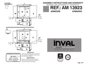 Inval AM 13923 Manual De Ensamble Y Garantia