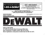 DeWalt DW716XPS Manual De Instrucciones