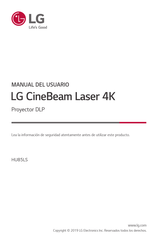 Lg CineBeam Laser 4K Manual Del Usuario