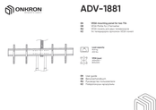 ONKRON ADV-1881 Manual De Instrucciones