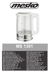 Mesko MS 1301 Manual De Uso