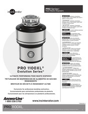 InSinkErator EVOLUTION PRO 1100XL Manual De Instrucciones