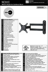 OMNI mount OM1001022 Manual De Instrucciones