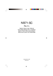 DFI NB71-SC Manual Del Usuario