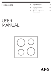AEG IKE84443FB Manual De Instrucciones