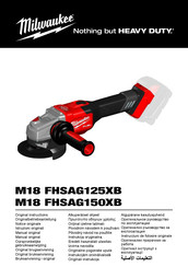 Milwaukee M18 FHSAG125XB Manual Original