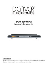 Denver Electronics DVU-1009MK2 Manual De Usuario