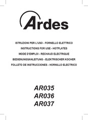 ARDES AR036 Folleto De Instrucciones