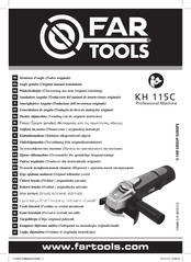 Far Tools KH 115C Traduccion Del Manual De Instrucciones Originales