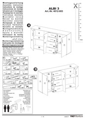 FMD Furniture ALBI 3 4012-003 Instrucciones De Montaje