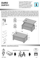 NOTE DURO DURT511 Instrucciones De Montaje