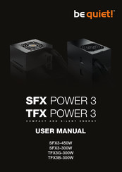 BE QUIET! SFX POWER 3 Manual Del Usuario