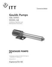 ITT Goulds Pumps 18GBS30 Instrucciones De Instalación, Funcionamiento Y Mantenimiento