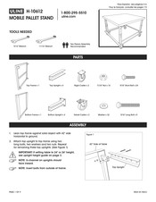 Uline H-10612 Manual De Instrucciones