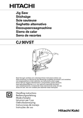 Hitachi Koki CJ90VST Instrucciones De Manejo