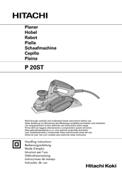 Hitachi Koki P 20ST Instrucciones De Manejo